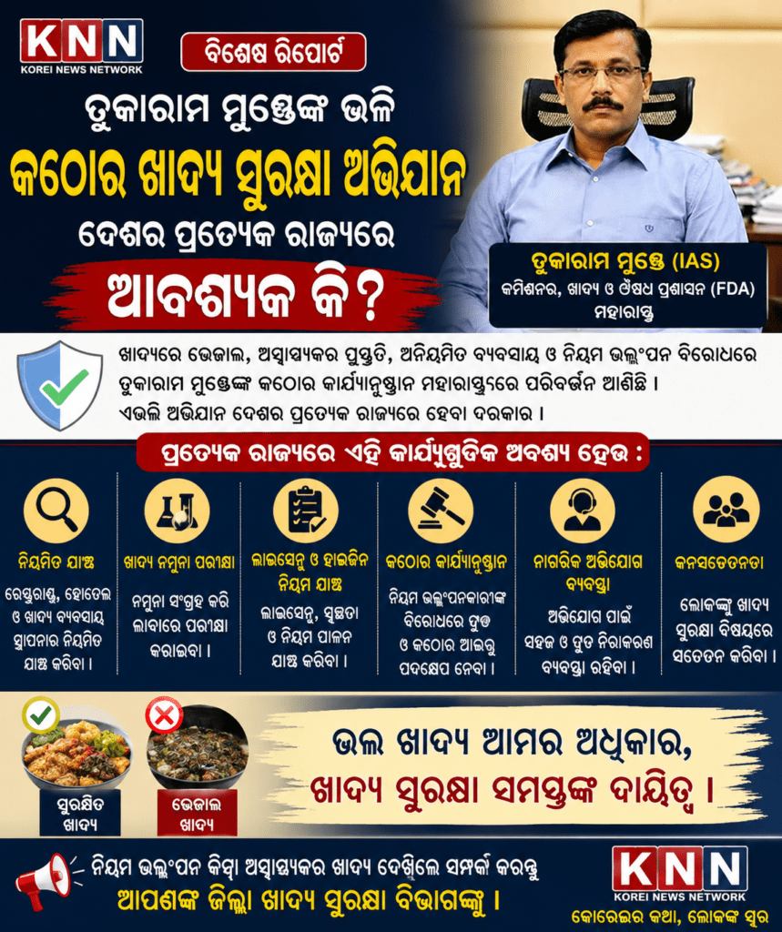 Tukaram Mundhe: ଚର୍ଚ୍ଚାରେ କଠୋର ଓ ସ୍ୱଚ୍ଛ ପ୍ରଶାସନିକ ଅଧିକାରୀ- KOREI NEWS NETWORK